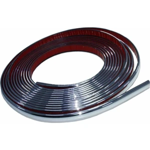 HEPVAR Dekoratif Nikelaj Krom Şerit Çıta Panjur Şerit 18 mm x 3 m