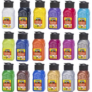 Nova Color Akrilik Boya 100 gr 18 Renk Set