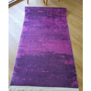 STY Home Batik Mor Kaymaz Tabanlı Yıkanabilir Halı Kilim Yolluk Dijital Baskı Mor/lila