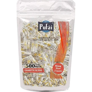Slender Sigara Filtresi Katran Süzer Ağızlık 7Mm Uyumlu 500 Adet 1 Paket