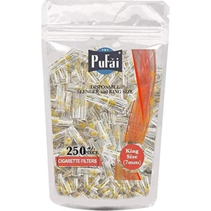 Slender Sigara Filtresi Tar Katran Süzer 7Mm Uyumlu 250 Adet 1 Paket