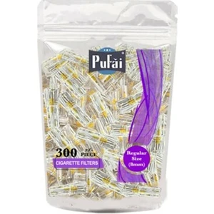 Sigara Filtresi Tar Süzen Ağızlık Normal Boy 8 Mm 300 Adet 1 Paket