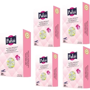 Sigara Ağızlığı Tar Süzen Filtre 8Mm Normal Boy 100 Adet 5 Kutu Pembe