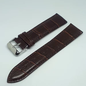 Atasaat Kahverengi Croco Suni Deri Saat Kordonu 20 mm