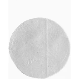 Yuvarlak Peluş Paspas 100 cm - Ekru