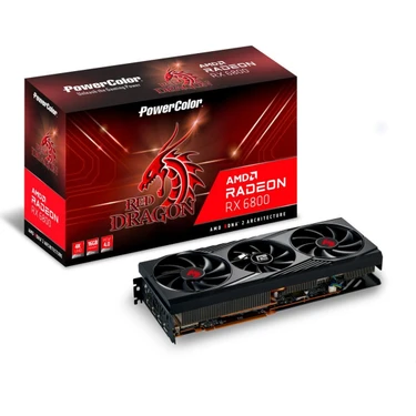 Powercolor Red Dragon Radeon RX 6800 16GB 256Bit GDDR6 PCI-Express X16 Ekran Kartı (Axrx 6800