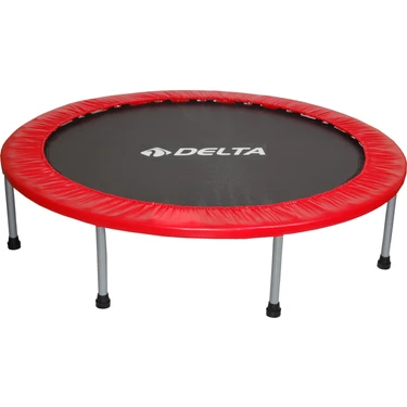 Delta 122 cm Deluxe Kırmızı Trampolin 48 inç Yüksek Dayanıklılık ve Eğlenceli