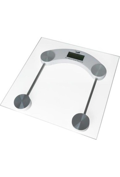 Techfit TF-1052 Dijital Tartı Temperli Cam Kare Baskül Terazi Banyo Baskülü 180KG