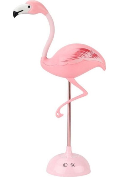 Dream Plus Pembe Flamingo Dokunmatik Masaüstü USB Şarjlı Gece Lambası Işıldak