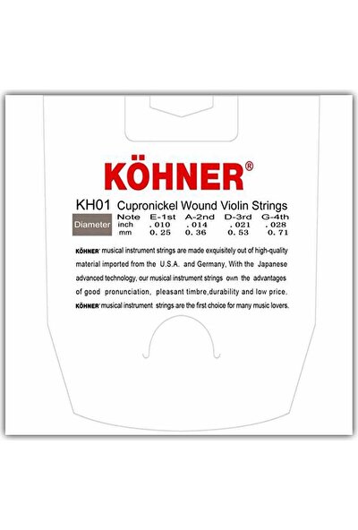 Köhner KH-01 Profesyonel Keman Teli (4/4)