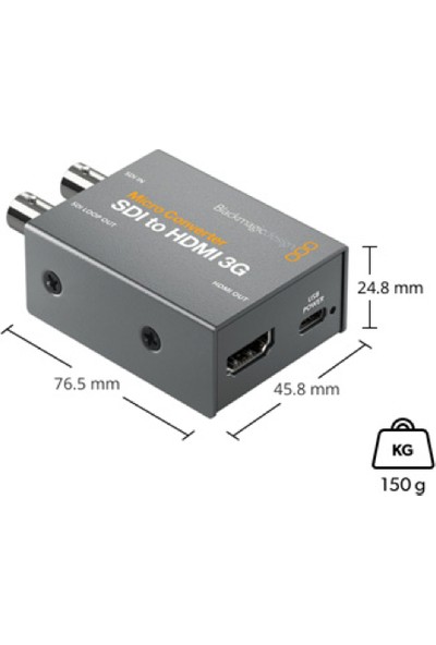 Blackmagic Micro Converter Sdı To HDMI 3g