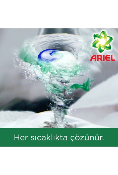 Ariel 3'ü 1 Arada Pods 23 Yıkama Sıvı Çamaşır Deterjanı Kapsülü Parlak Renkler