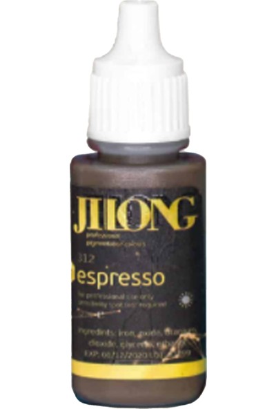 Jilong Microblading ve Kalıcı Makyaj Boyası Espresso 17 ml