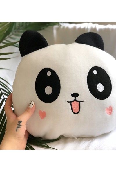 Halfart Çılgın Peluş Panda Tasarımlı Yastık