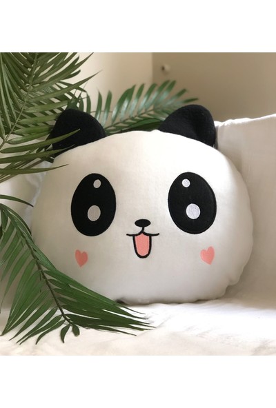 Halfart Çılgın Peluş Panda Tasarımlı Yastık