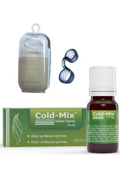 Cold-Mix Burun Tıkanıklığı Için Rahatlatıcı Damla 10 ml + Otifleks Horlama Giderici Small