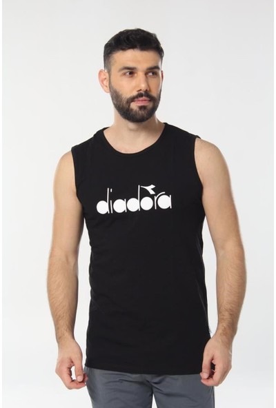 Diadora Therm Erkek Siyah Kolsuz T-Shirt - 1ATL01-SİYAH