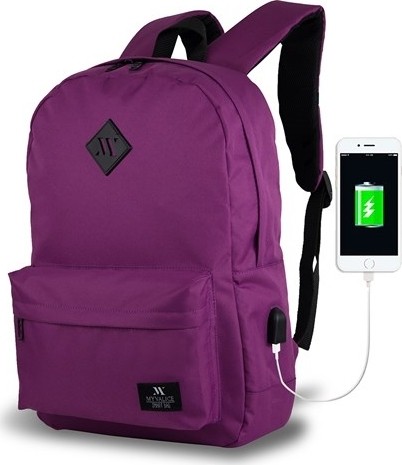 My Valice Smart Bag Specta USB Şarj Girişli Akıllı Sırt Çantası Siyah görsel 6