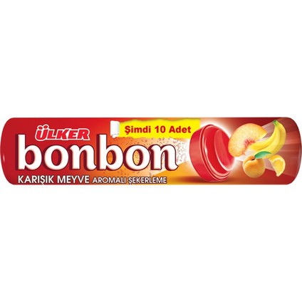 Bonbon Karışık Meyve Aromalı Şeker 648 gr x 18'li fiyatları