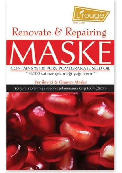 Renovate&repairing Maske - Yorgun, Yıpranmış Ciltlerin Canlanmasına Karşı Etkili Çözüm