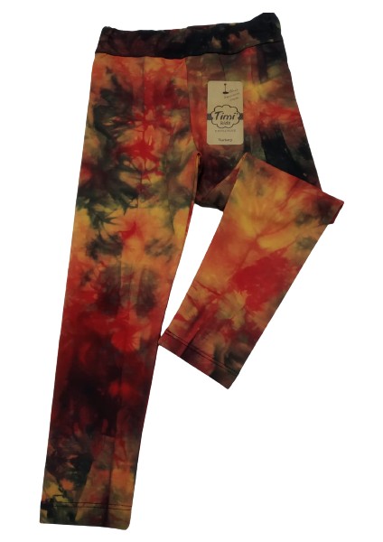 Kız Çocuk Baskısız Batik Mevsimlik Uzun Tayt