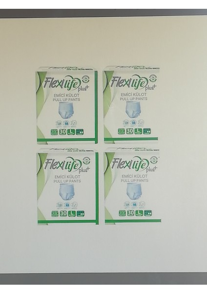 Flexilife Plus Ped Külot Yetişkin Hasta Bezi Large Büyük Boy 4 x 30=120 Adet