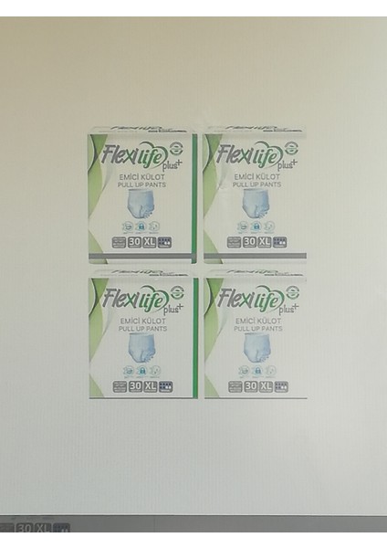 Flexilife Plus Ped Külot Yetişkin Hasta Bezi Xlarge Ekstra Büyük Boy 4 x 30=120 Adet