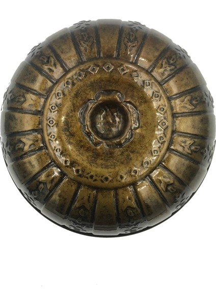 Otantik Osmanlı Tas Motifli Hamam Tası Sarı