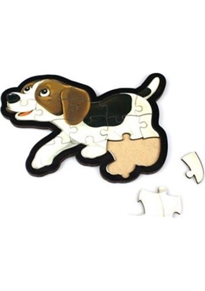 Köpek Ahşap Puzzle