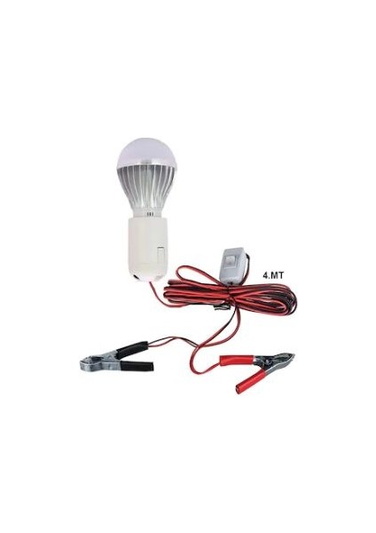 SM-2103 12V - 5 W 4 Metre Seyyar LED Ampul Anahtarlı