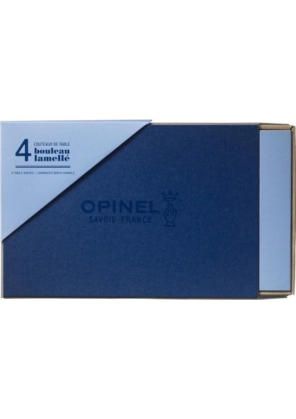 OP-001829 4lü Et Bıçağı Huş Sap + Box