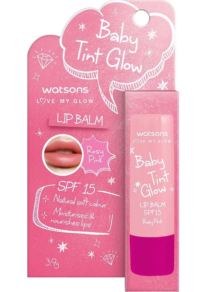 Baby Tint Glow Up Lip Balm Rosy Pink 3.9 gr