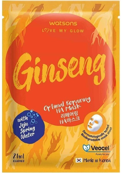 Ginseng Ha Kağıt Maske Onarıcı 1 Adet