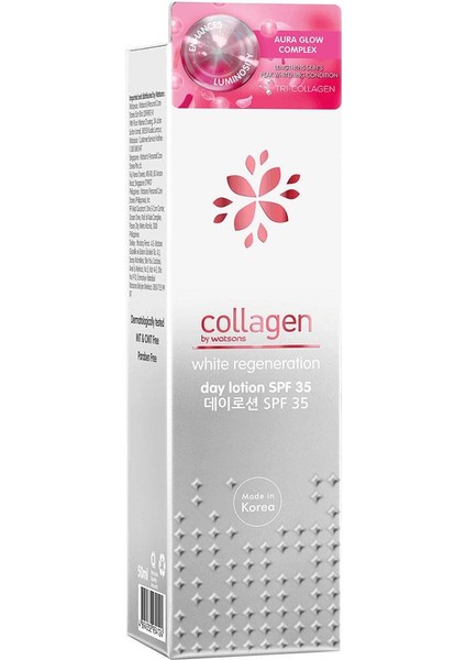 Collagen By Watsons White Regenerataion Spf 35 Günlük Krem 50 ml