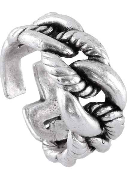 Kadın Antik Gümüş Kaplama Ayarlanabilir Zincir Yüzük fırsatları