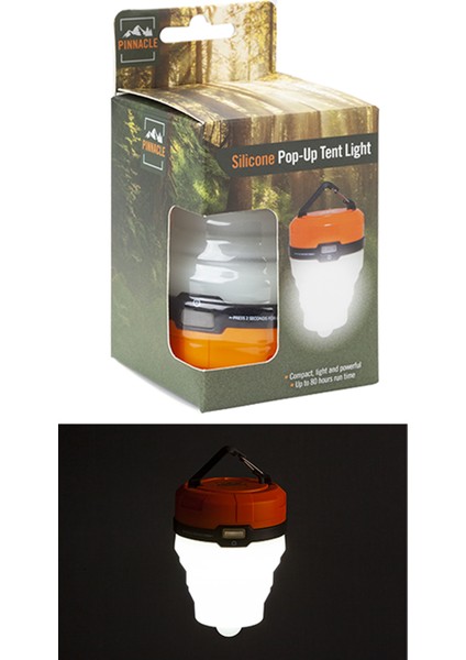 Pinnacle Silicone Pop Up Kamp Lambası Orange fiyatları