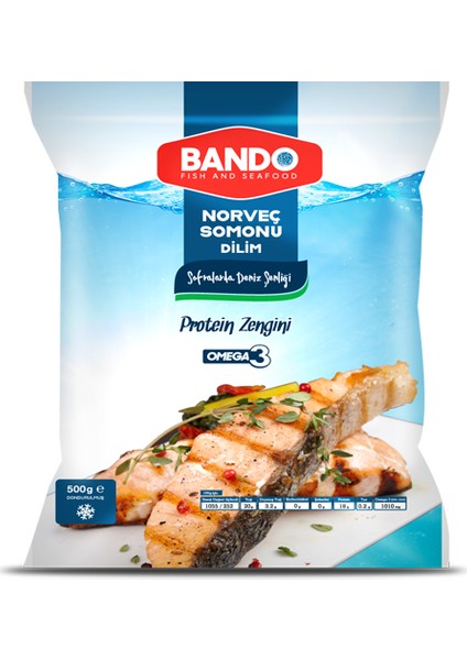 Balık Somon Dilim Norveç 500 gr