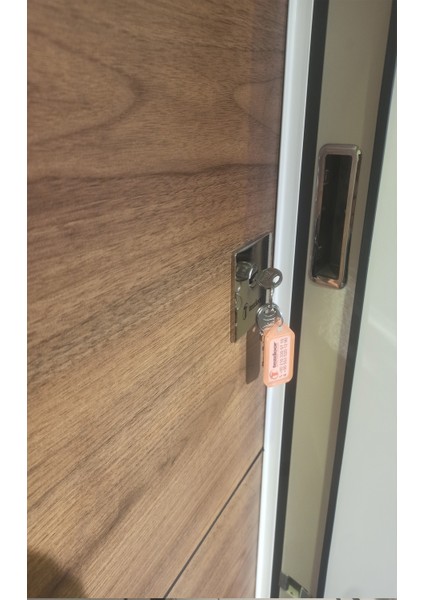 Beyaz Statik Kasalı Düz Model Daire Kapısı, Çelik Kapı, Villa Kapısı modelleri