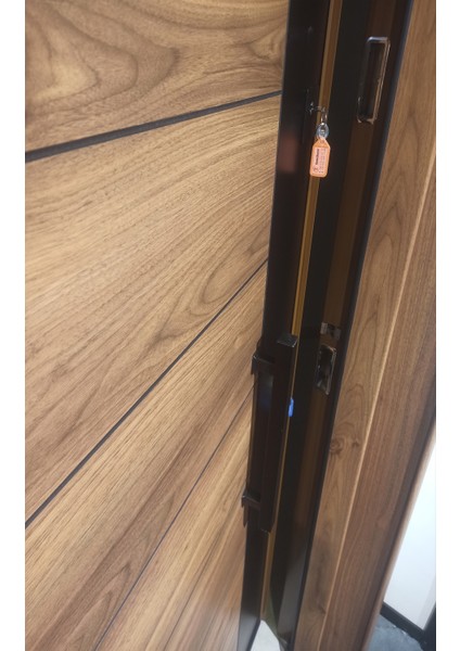 Ahşap Kaplama Kasa Düz Model Daire Kapısı, Çelik Kapı, Villa Kapısı modelleri