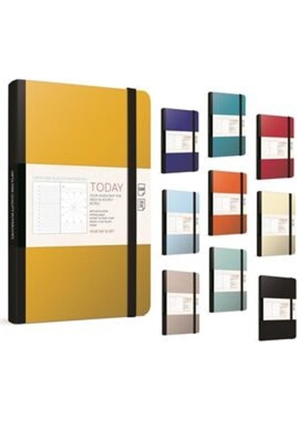4630 Today 120 Sayfa Iplik Dikişli Sert Kapak Özel Defter 13X21 cm