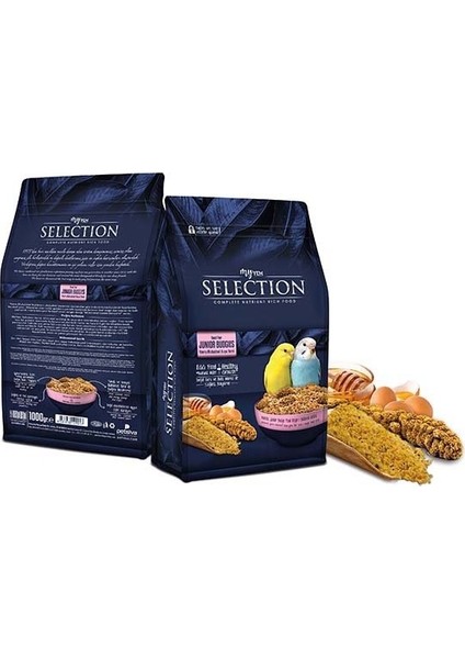 Myyem Selection Darı Topları ve Ballı Mama Takviyeli Yavru Muhabbet Kuşu Yemi 1 kg