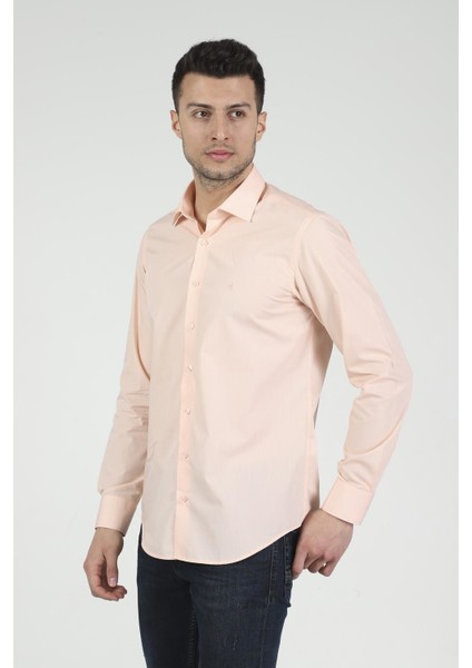 Slim Fit Uzun Kollu Erkek Gömlek 360-DB17