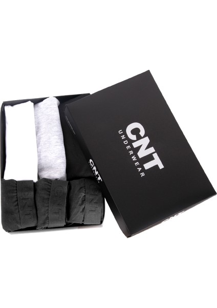 Erkek 3'lü Atlet Boxer Takım Premium Kutulu