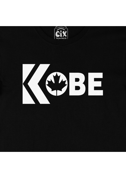 Kobe Bryant Logo Siyah Tişört