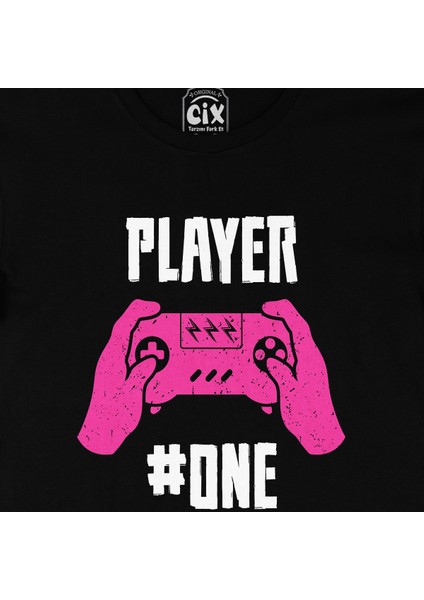 Player One Siyah Tişört fiyatları