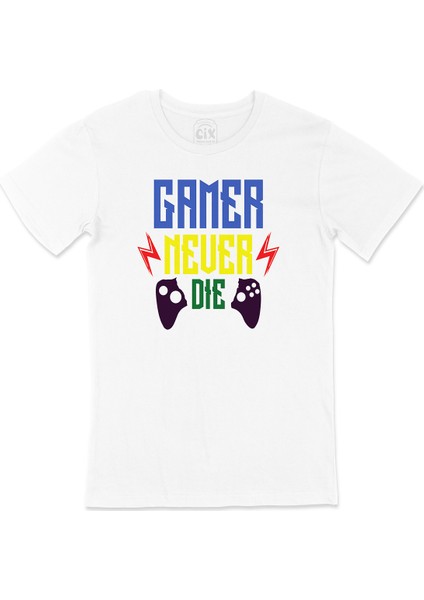 Mavii Gamer Never Die Tişört