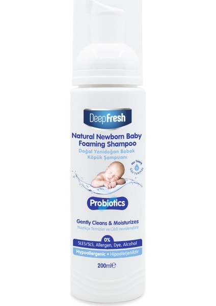 Probiyotik Doğal Yenidoğan Köpük Şampuanı 200 ml