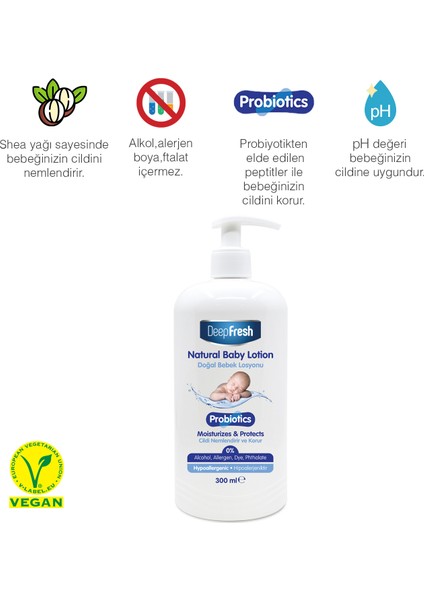 Probiyotik Doğal Bebek Losyonu 300 ml