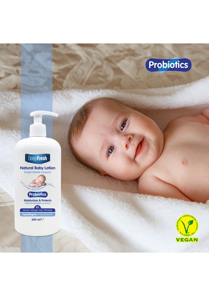 Probiyotik Doğal Bebek Losyonu 3 x 300 ml