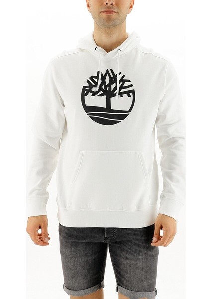 Erkek beyaz Sweatshirt